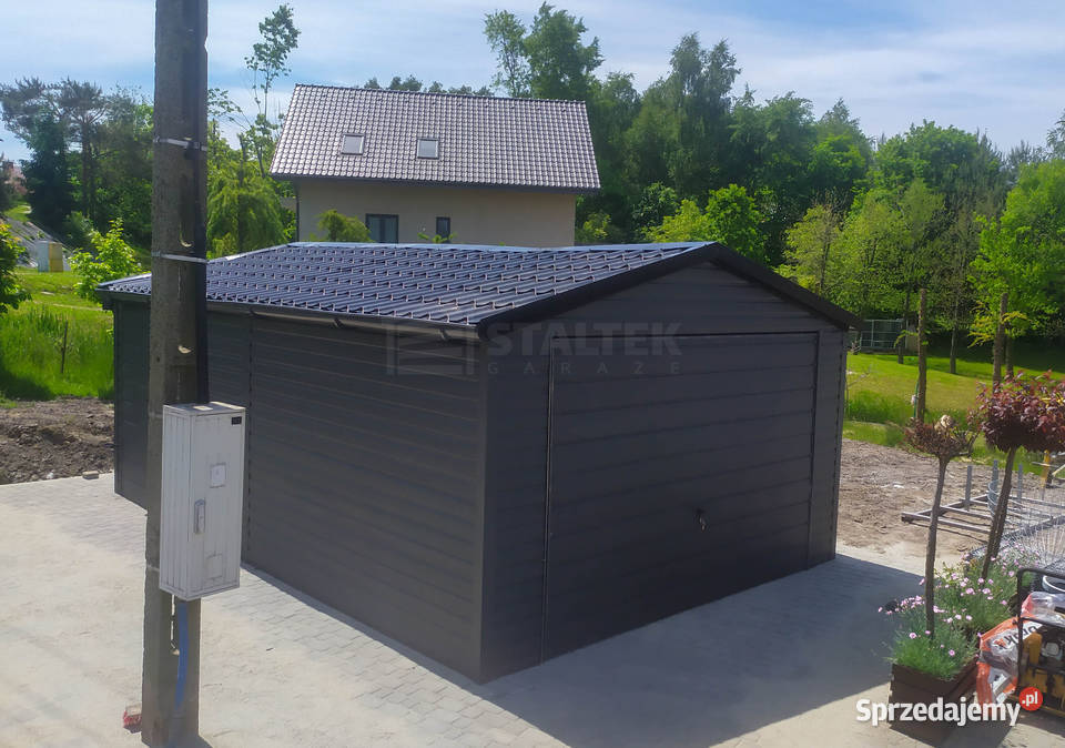 Garaż blaszany 4x6m Blachodachówka Brama uchylna Tarnów sprzedam