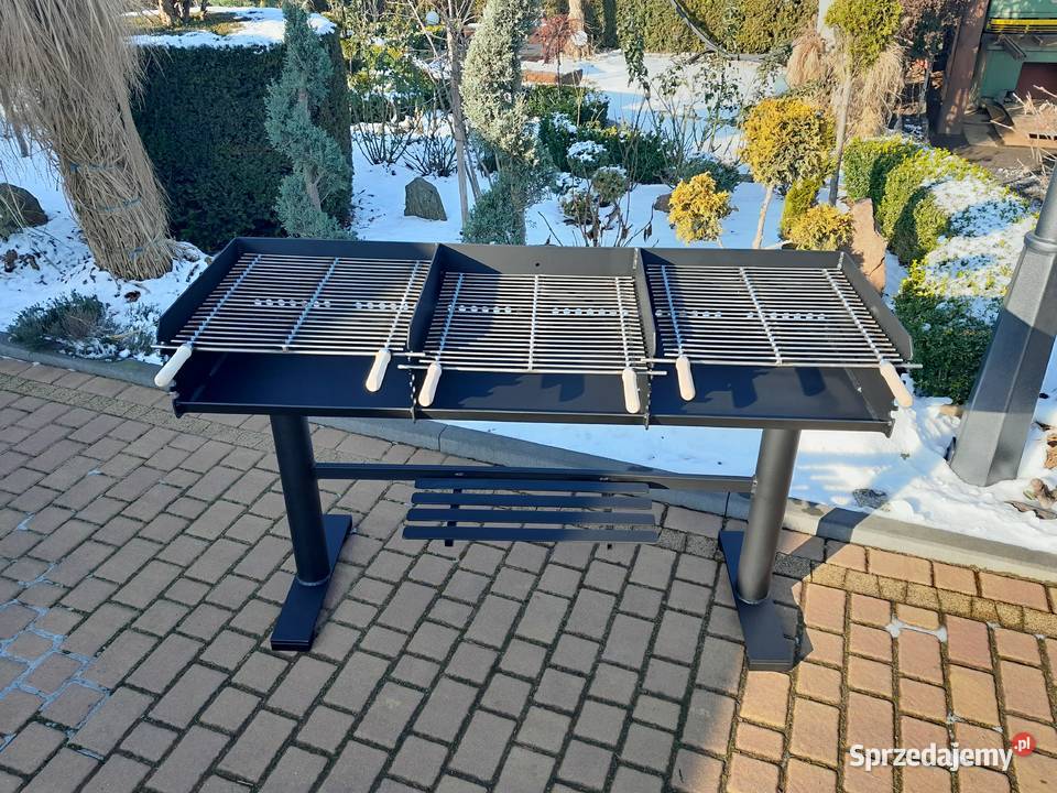Gastronomiczny grill TRÓJKOMOROWY blacha 5 mm Gastronomia Gastronomia Damasławek