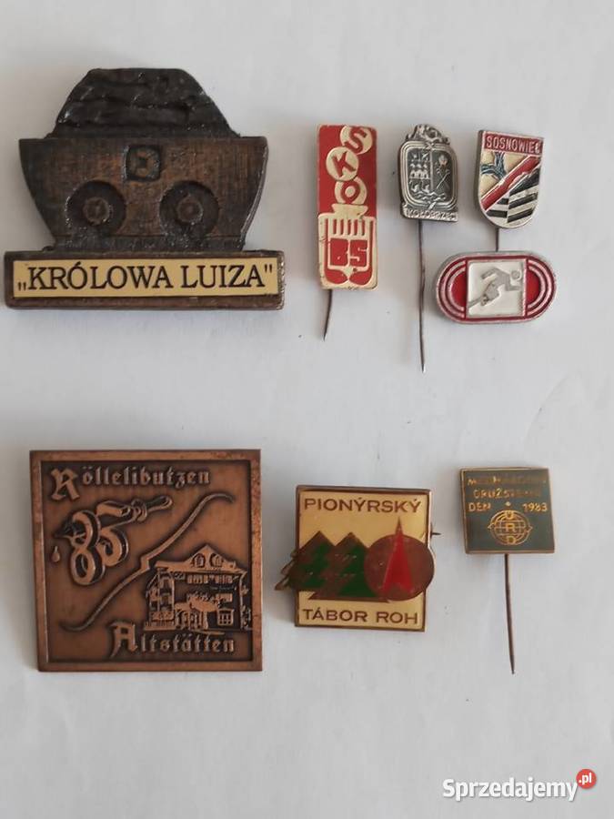 Zestaw przypinek Szczecinek