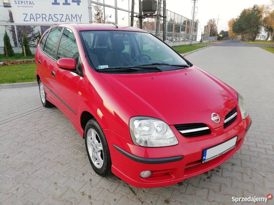Nissan Almera Tino 18Benzyna SalonPL Kamera Poznań sprzedam