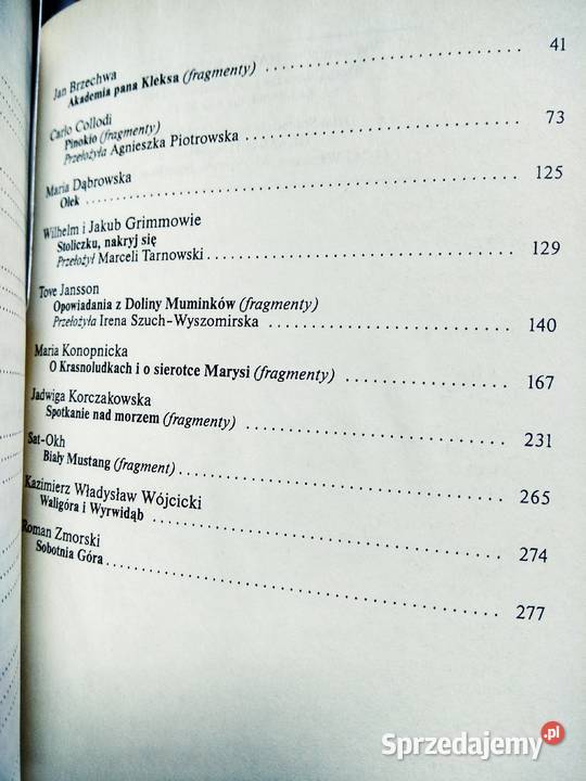 Lektury szkolne 4 klasa antykwariat naukowy Antykwariat