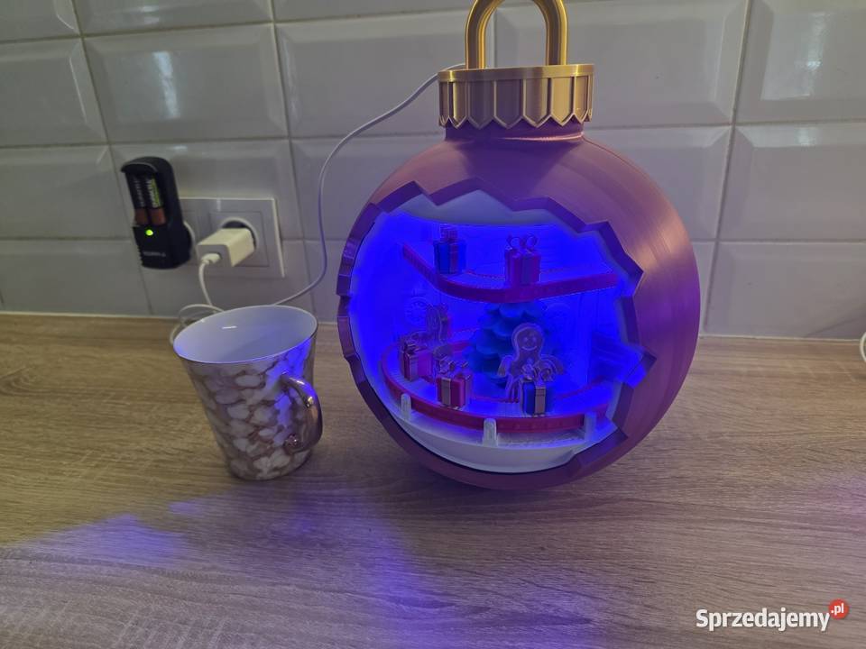 Piękna ogromna bombka Led RGB Boże Narodzenie Boże Narodzenie wielkopolskie