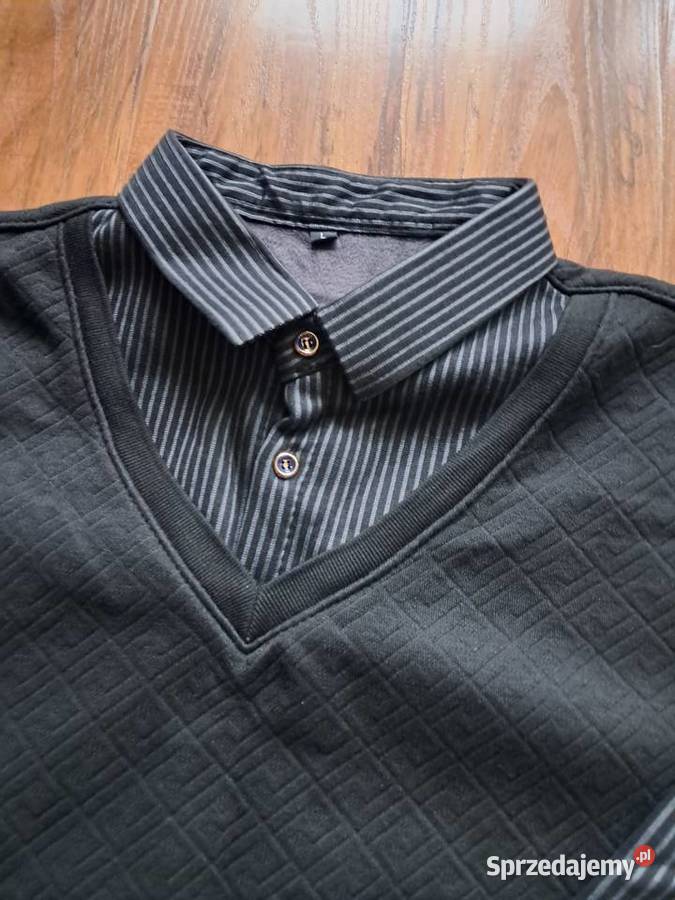 nowy męski ciepły sweter rozmiar z ubrania L ale