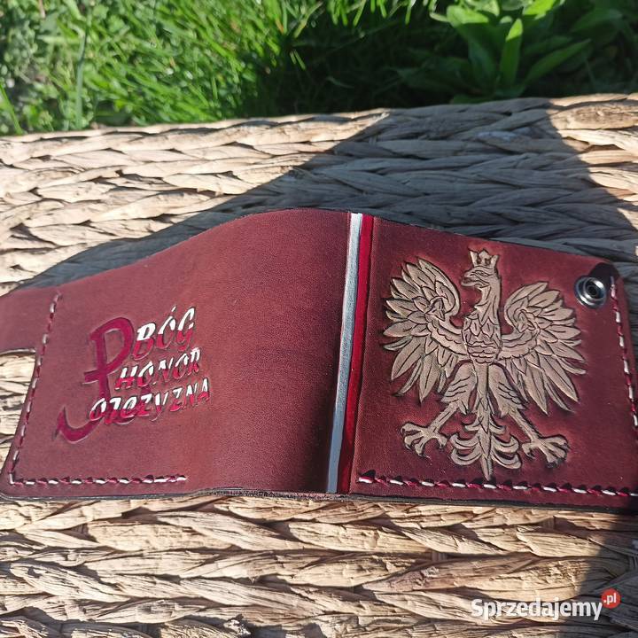 Patriotyczny z godłem orzel Bóg honor ojczyzna
