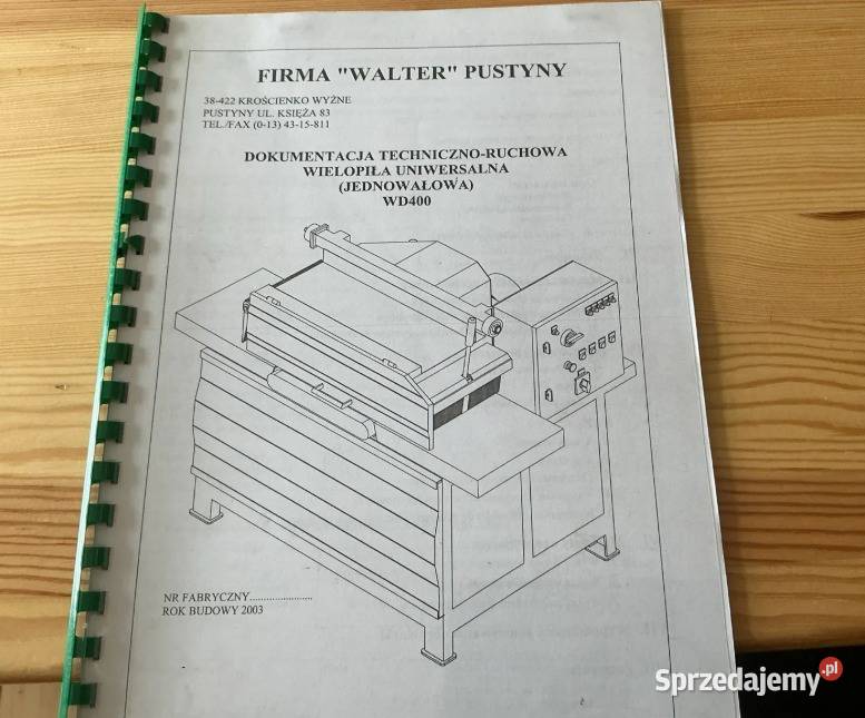 wielopiła walter WD 400 Karsin sprzedam