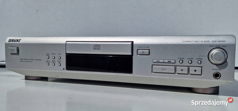 Cd player SONY CDP XE 500 CDPXE500 odtwarzacz Międzychód sprzedam