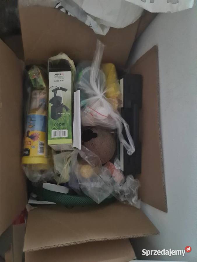Akwarium 120l z filtrem zew I akcesoriami mazowieckie Warszawa