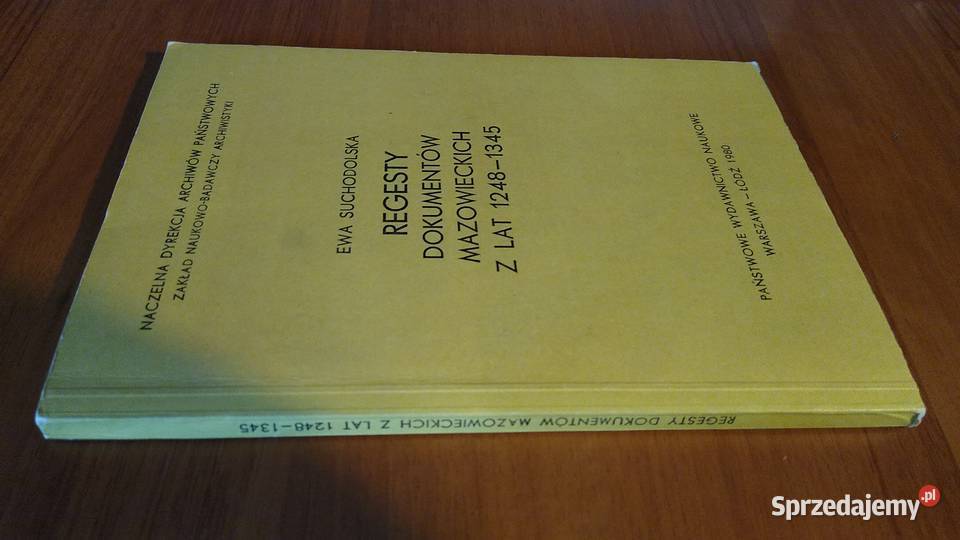 Regesty dokumentów mazowieckich z lat 12481345 Gdańsk