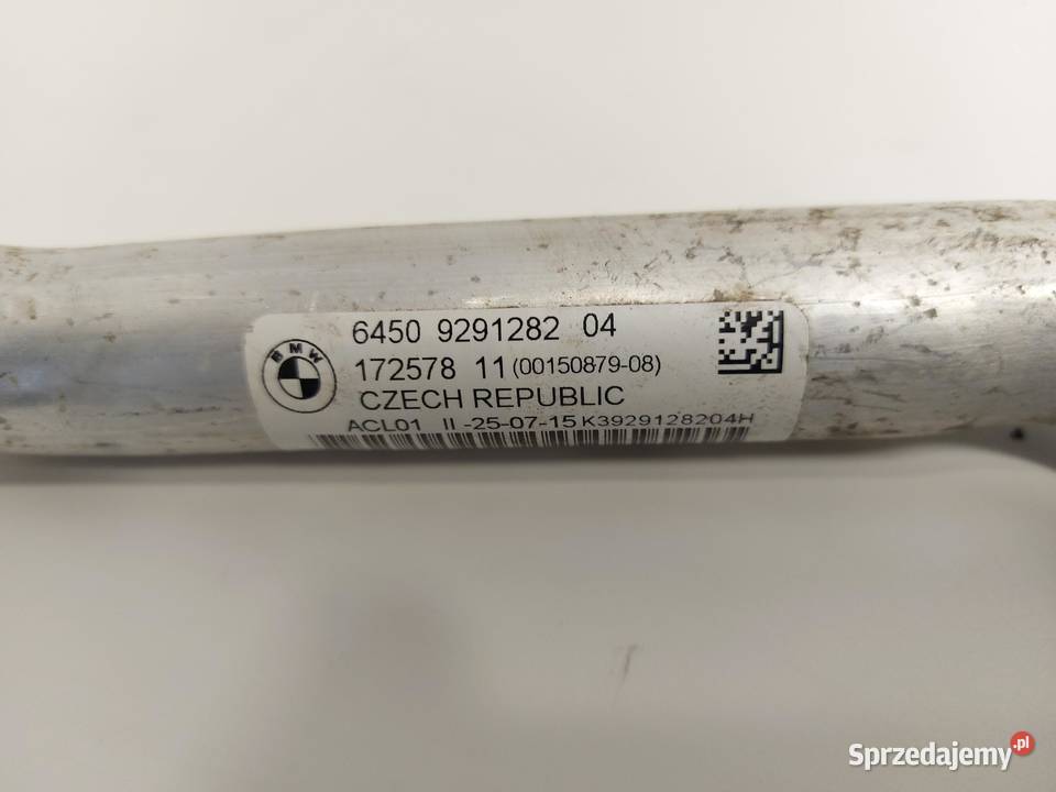 BMW i3 i01 REX Przewód rura klimatyzacji 9291282