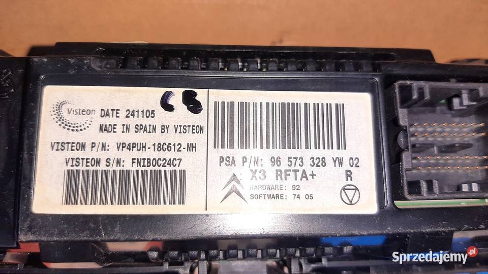 panel nawiewu klimatyzacji Citroen c5 II III osobowe dolnośląskie Dębno