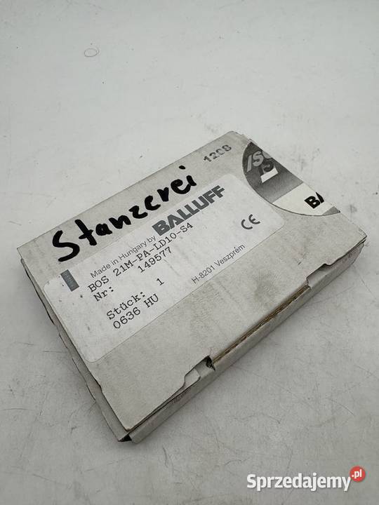 Balluff BOS0032 BOS 21MPALD10S4 Czujnik optyczny Pozostałe Warszawa sprzedam