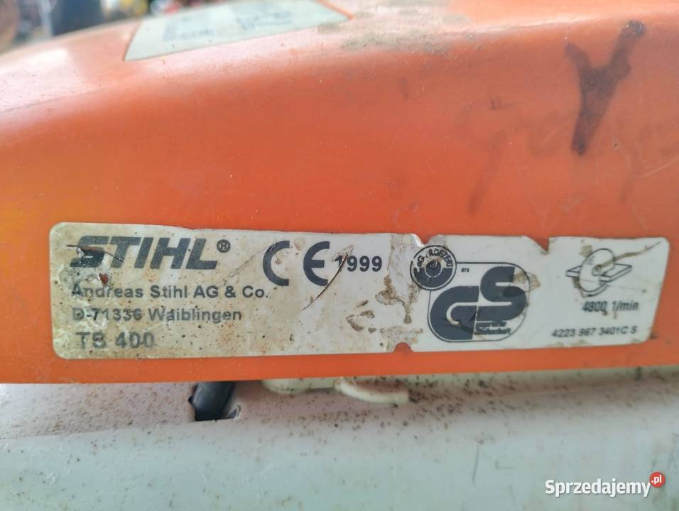 STIHL TS 400 TS 360AVS Makita młot Biała