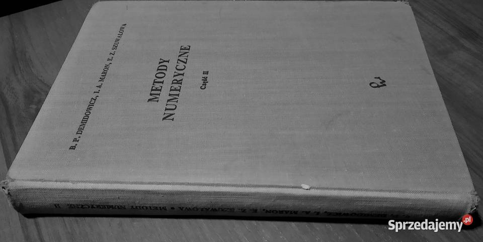 Metody numeryczne 2 Demidowicz Maron Książki i Podręczniki pomorskie