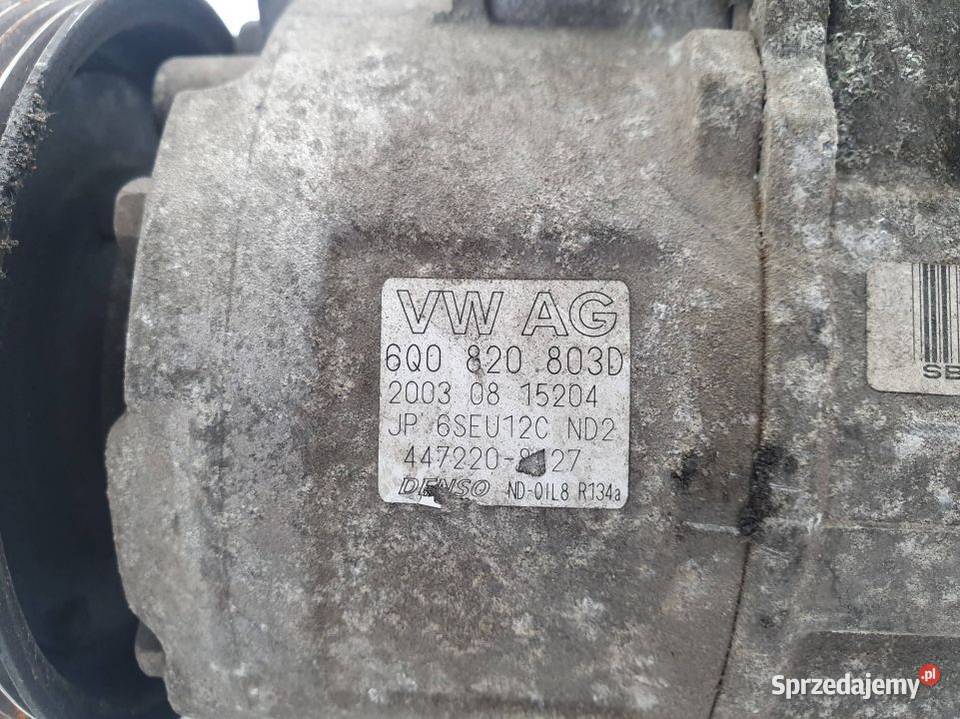 SPRĘŻARKA KLIMATYZACJI SEAT CORDOBA 6Q0820803D Lipno