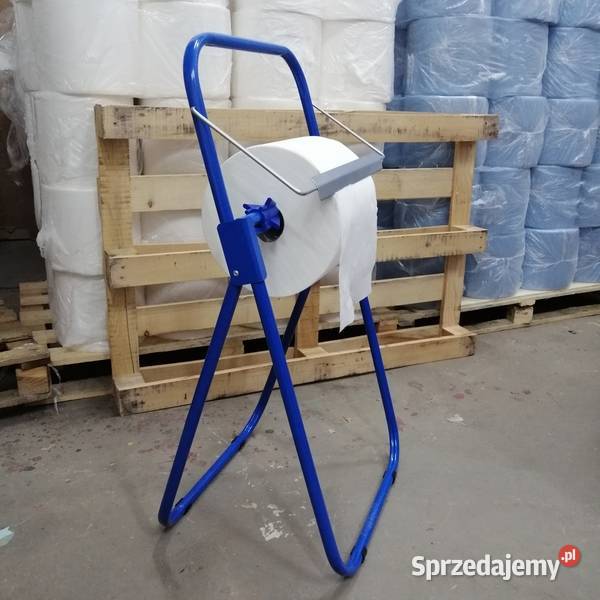 Stojak na ręczniki papierowe i czyściwa mobilny