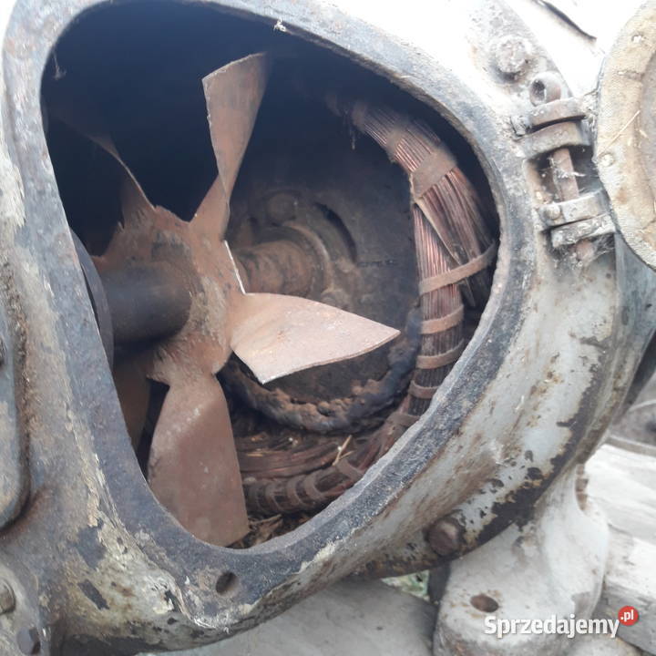 Zabytek Silnik starodawny na wózku Międzyrzec Podlaski