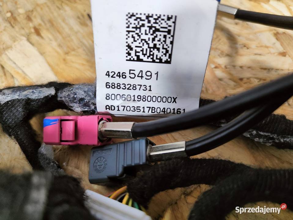 Wiązka Instalacja Konsoli Opel Mokka X 2017 wielkopolskie Pleszew