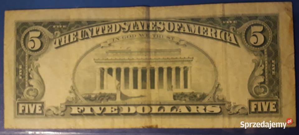 5 Dolarów Abraham Lincoln 1981 r A Numizmatyka sprzedam