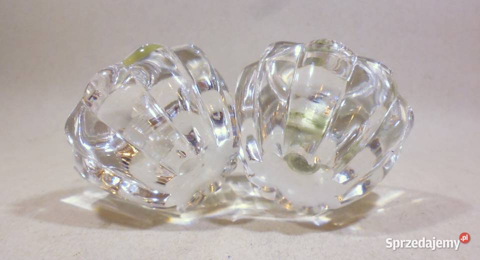 Świeczniki Kryształowe Orrefors śląskie Katowice sprzedam