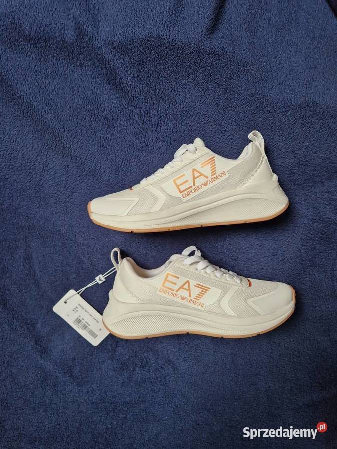 Nowe białe buty sportowe damskie sneakersy EA7 Bibice