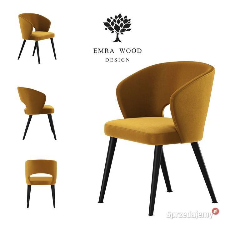 Krzesło PREMIUM KR8 Tkanina Deluxe Wood 20 50cm Krzesła Łódź sprzedam