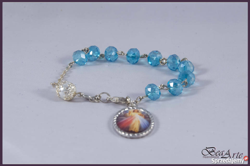 Różaniec dziesiątka z kryształkami 3 kolor Pozostałe Łysa Góra