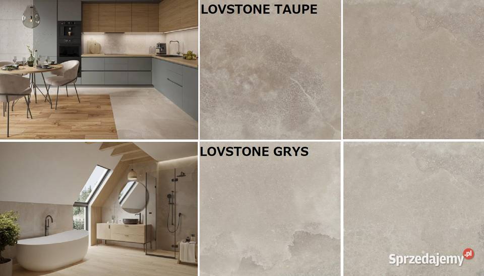 gres 598598 lovestone taupe grys półpoler Gorzów Wielkopolski