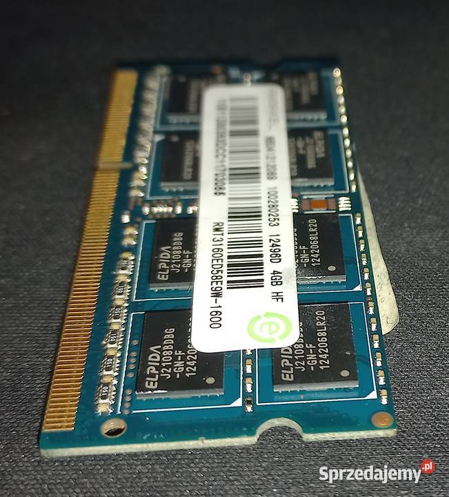 Pamięć RAM Ramaxel RMT3160ED58E9W1600 4 GB Koło