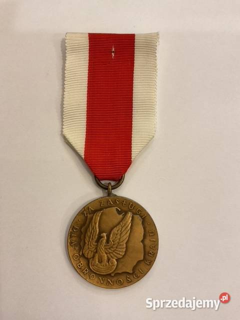 Brązowy Medal zasługi obronności kraju PRL małopolskie Kraków