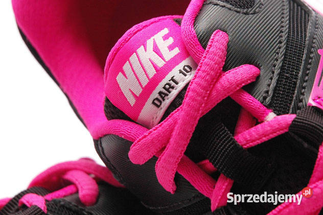 buty nike czarno różowe adidasy bieganie 225 Sportowe Obuwie Toruń