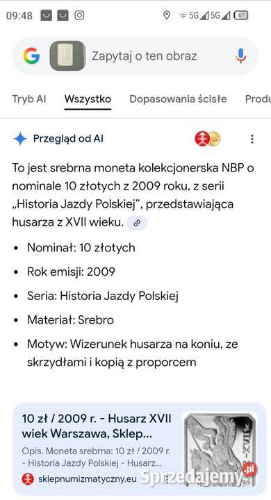 Monety kolekcjonerskie Warszawa