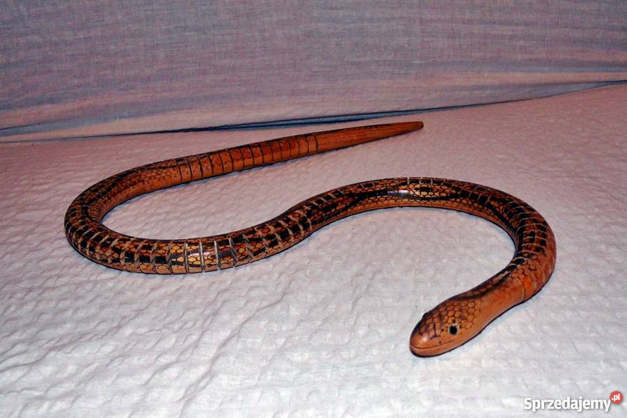 Drewniany wąż długi śląskie Sosnowiec