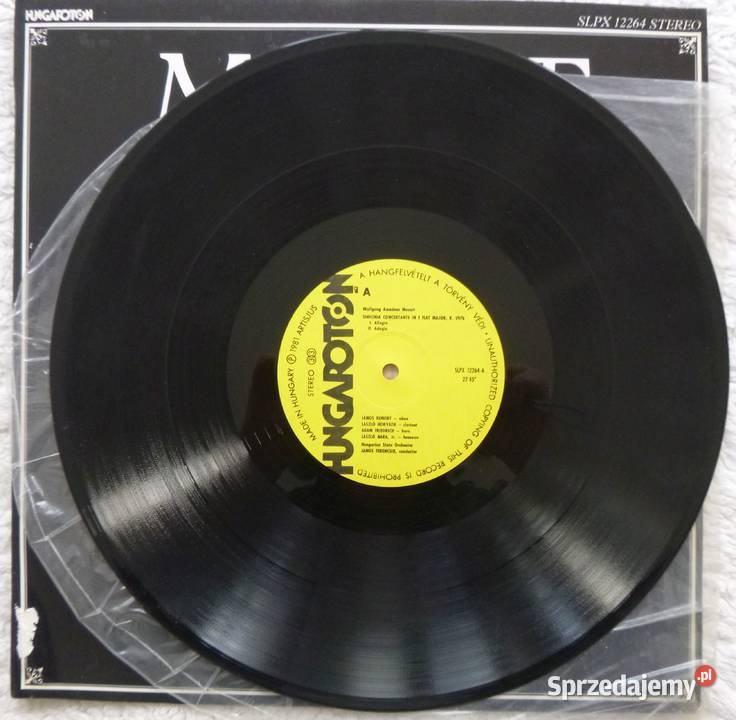 Płyta winylowa LP 1981 Mozart waltornia obój