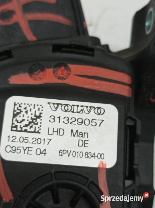 PEDAŁ POTENCJOMETR GAZU 20 D 31329057 Volvo V60 osobowe