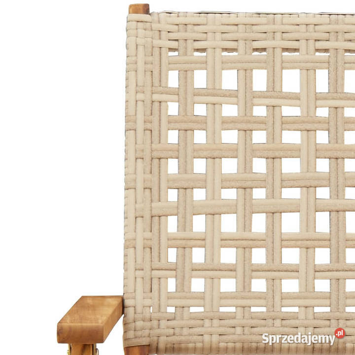 3cz zestaw mebli bistro beżowy rattan PE i mazowieckie Warszawa