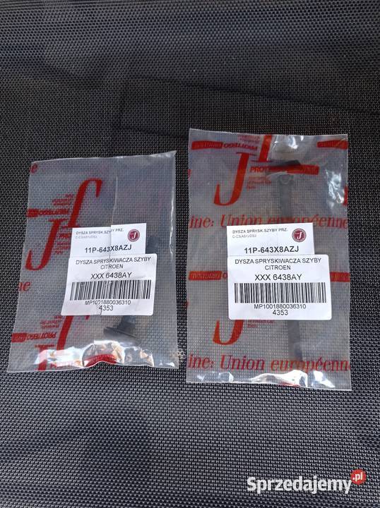 Dysze spryskiwaczy szyby przedniej peugeot zachodniopomorskie Polanów