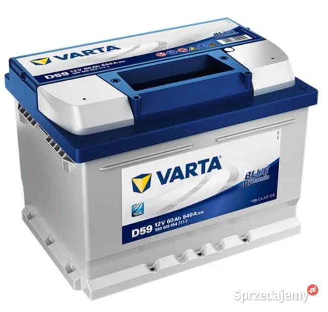 Akumulator 60Ah 540A VARTA Blue Dynamic D59 wielkopolskie Poznań sprzedam