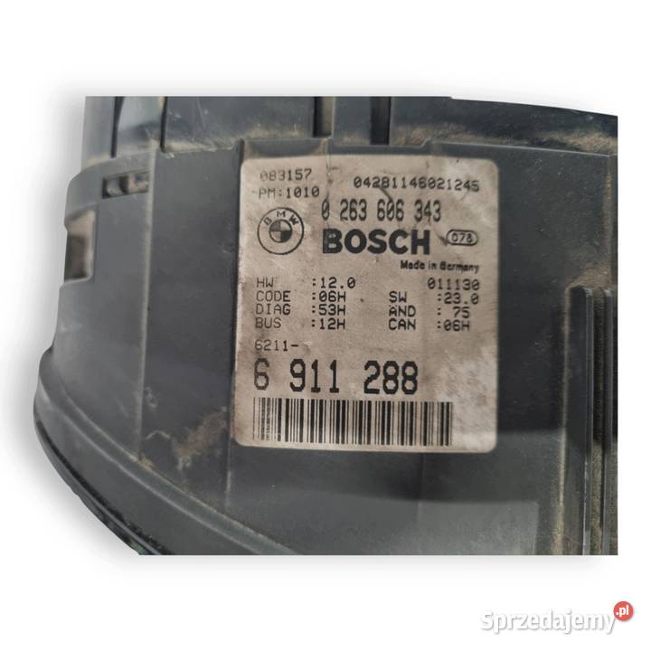 LICZNIK ZEGARY 6911288 BMW E46 320 330 D 20 30 D lubelskie Chełm