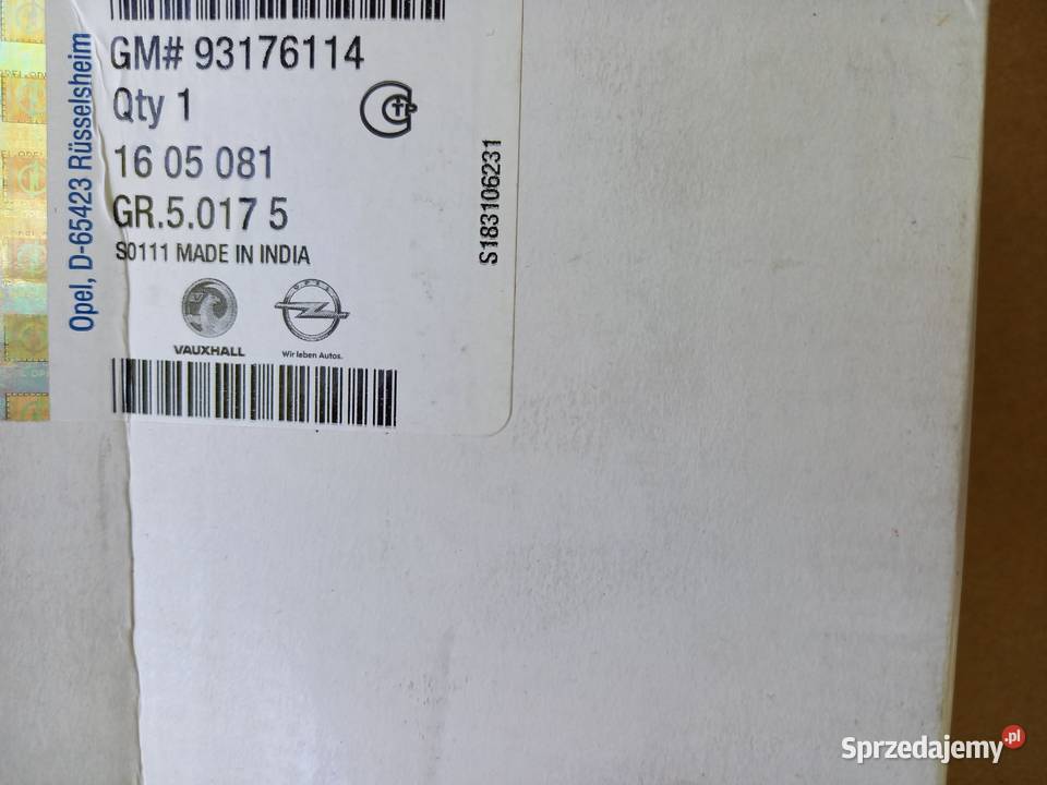 151503093182589 Zestaw hamprzód Opel Corsa tarcze Kraków