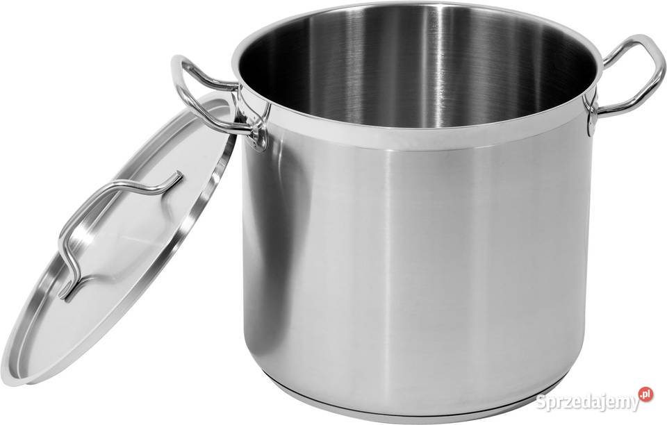 Garnek ze stali nierdzewnej śr 28 154L pokrywa sprzedam