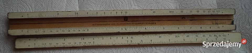 Suwak logarytmiczny Logarex Reiss Klawun K Piekary Śląskie sprzedam