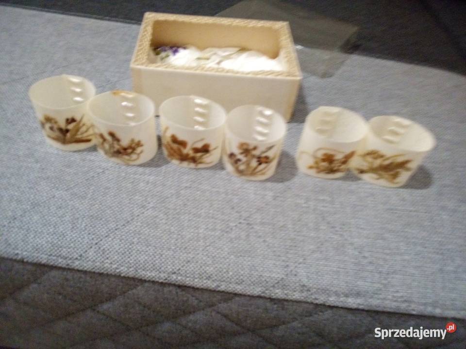 Piękne stare obrączki na serwetki ręczna robota Rękodzieło Częstochowa sprzedam