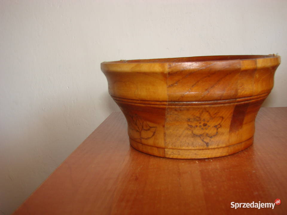 drewniana miseczka Pruszcz Gdański