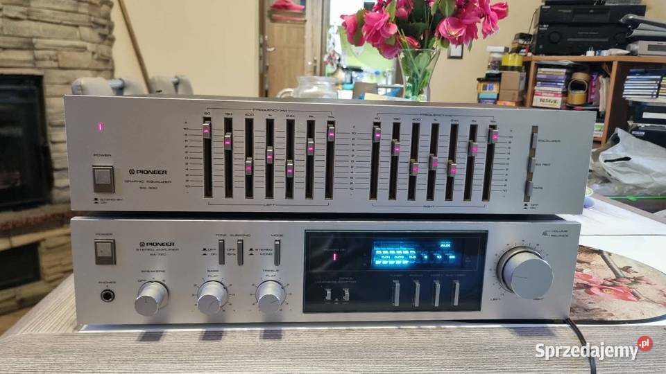 Wzmacniacz Pioneer SA 720 plus Korektor Pioneer Warta