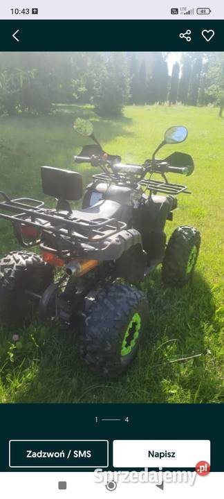 Quad xtr pyton pro 125cc 3 1 wsteczny quad - ATV podlaskie Skłody Borowe
