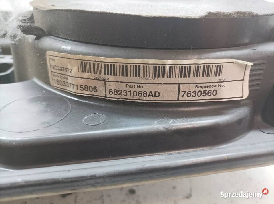 MECHANIZM SZYBY PRAWY TYŁ Jeep Grand Cherokee IV Mechanizmy opuszczania szyb sprzedam