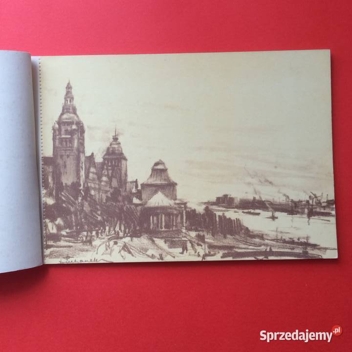 1501 Zestaw Widokówek Grafika zachodniopomorskie Szczecin sprzedam
