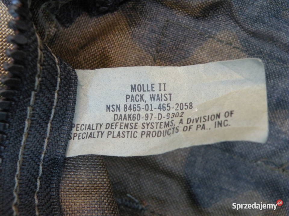 Field waist pack molle II woodland Wrocław