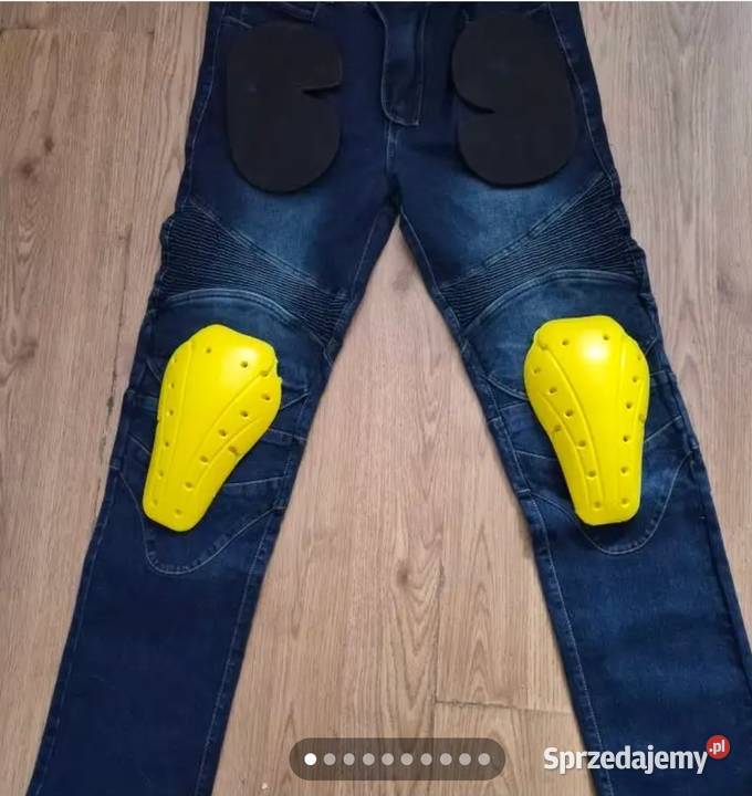 Spodnie motocyklowe jeansowe rozmiary S do 4XL Spodnie Łuków sprzedam