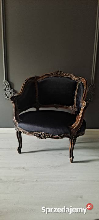 Stylowy frańcuski fotel berżera ludwik Szczecin